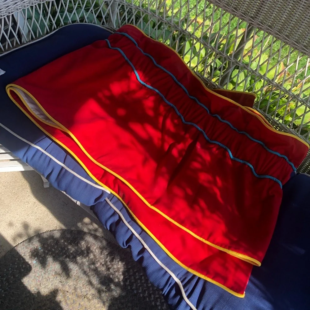 Curtain Topper in Primary Colors